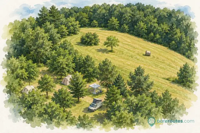 Camping Naturiste Coteau de l'Herm