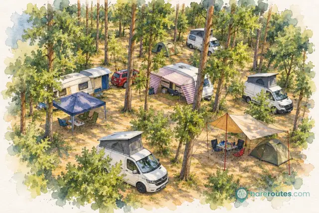 Knattercamping in Bantikow am See